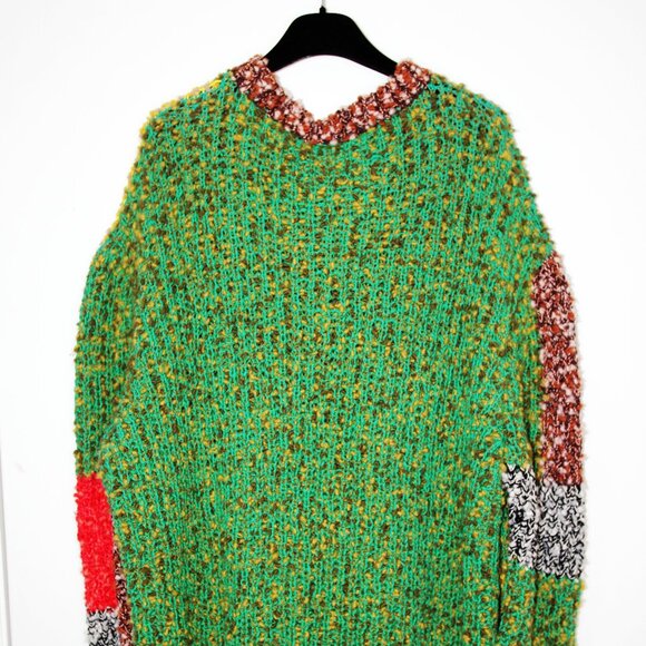 BNWT AW21 J.W.ANDERSON ANCHOR PATCHWORK SWEATER L - Picture 3 of 12